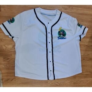 White 5XL Tokyo Swallows Baseball Jersey